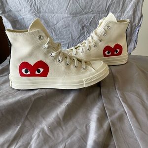 Converse x Comme des Garçons PLAY Chuck 70. Size 7